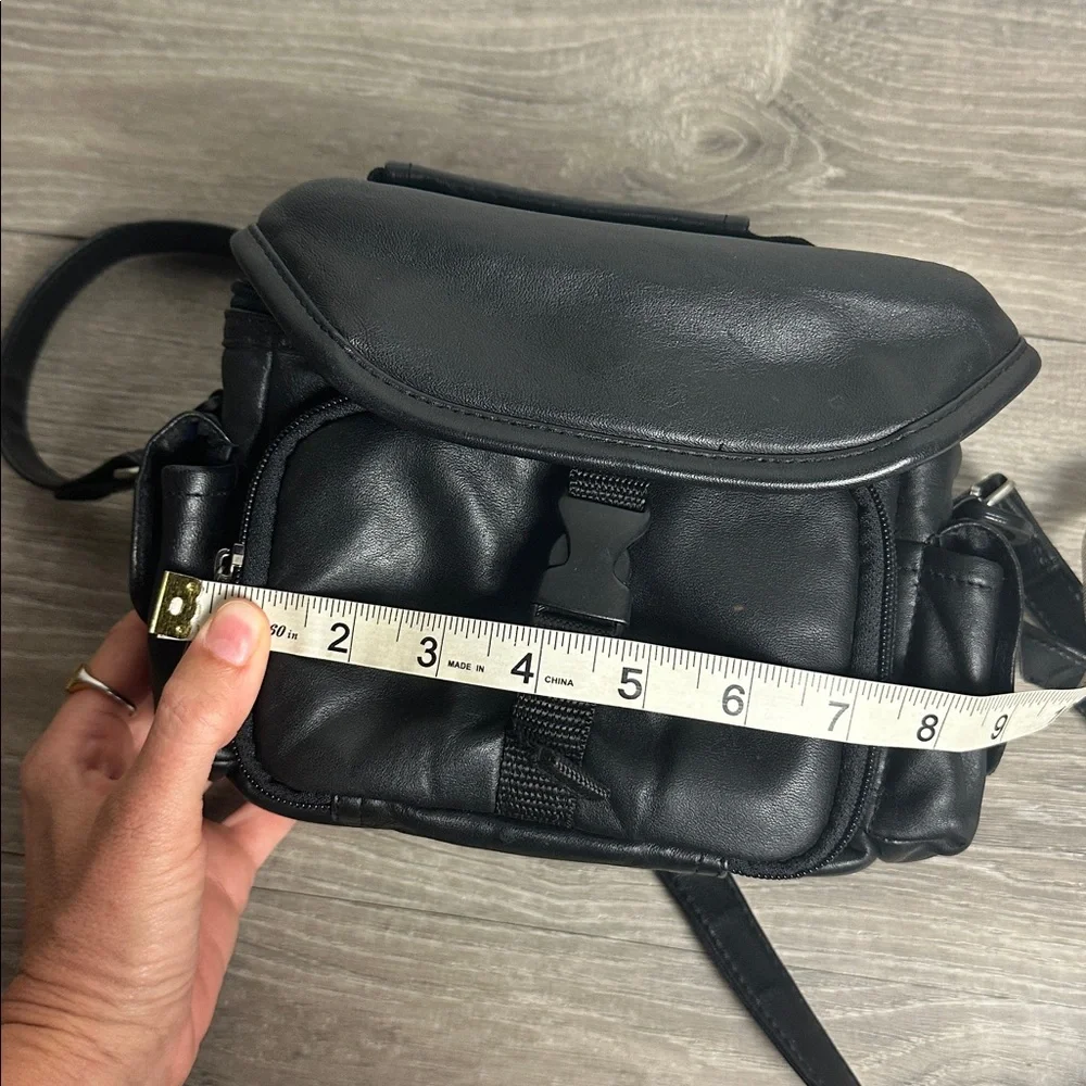 Leather Crossbody Camera Bag